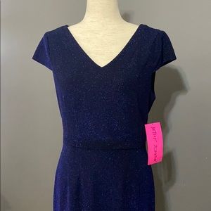 Betsey Johnson Cocktail Dress - Blue - NWT SZ 8